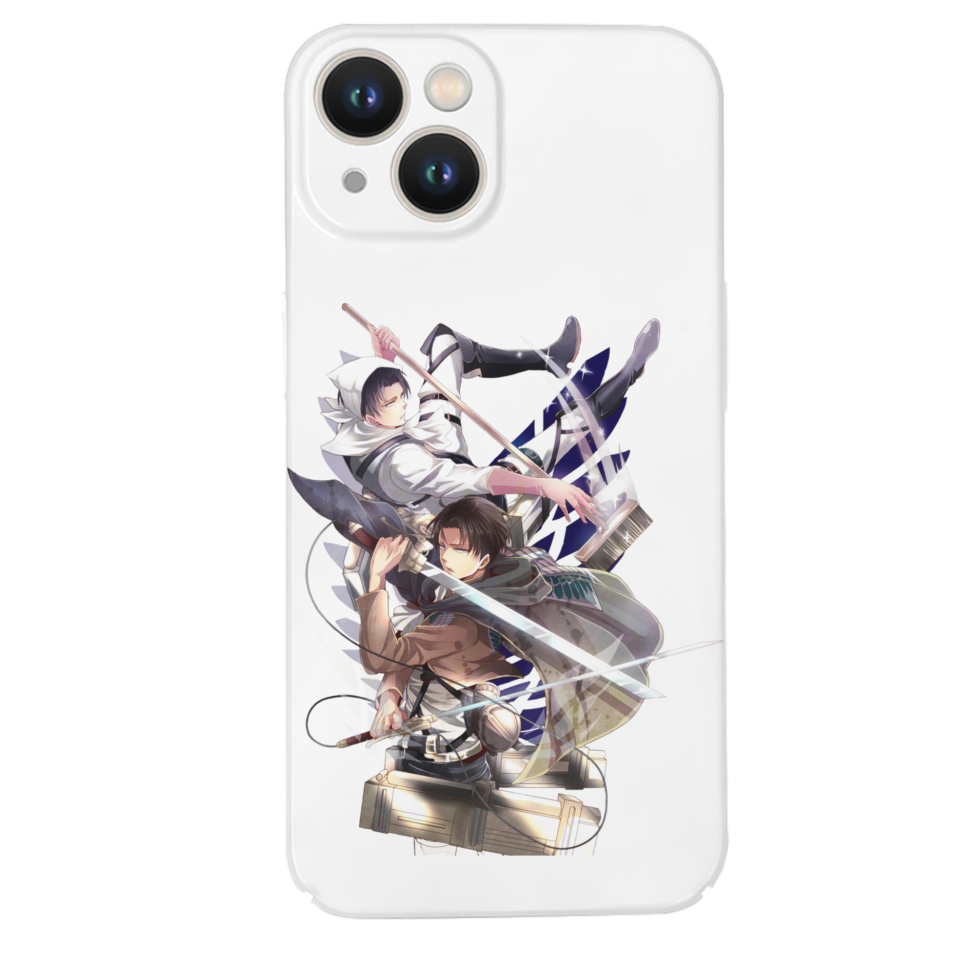 （画像用） 進撃の巨人 リヴァイ·アッカーマン Attack on Titan Levi Ackerman 【iPhone 14シリーズ対応】ハードケース